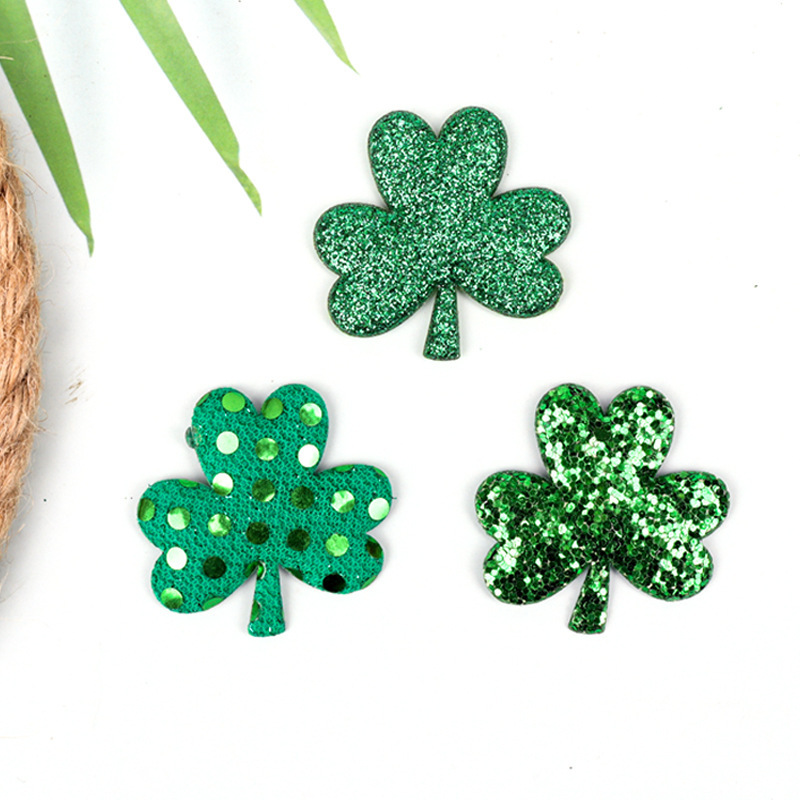 Irish Festival Clover accessories St. Pat festival diy party hat cake clothing coat and hat accessories Irish Festival Clover accessories St. Pat festival diy party hat cake clothing coat and hat accessories