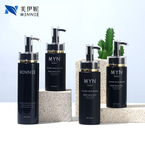 100ml120ml150ml200mlPET cylindrical lotion bottle wash and care bottle hand sanitizer bottle plastic bottle