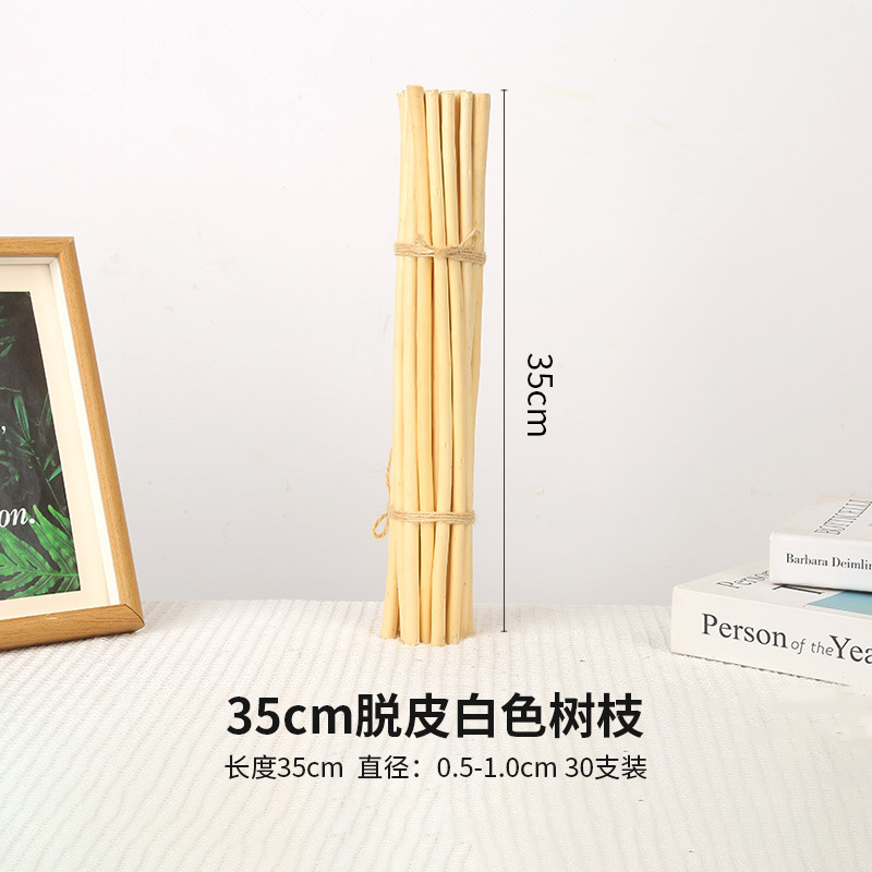 30 cành trắng 35cm dày khoảng 0,5-1cm