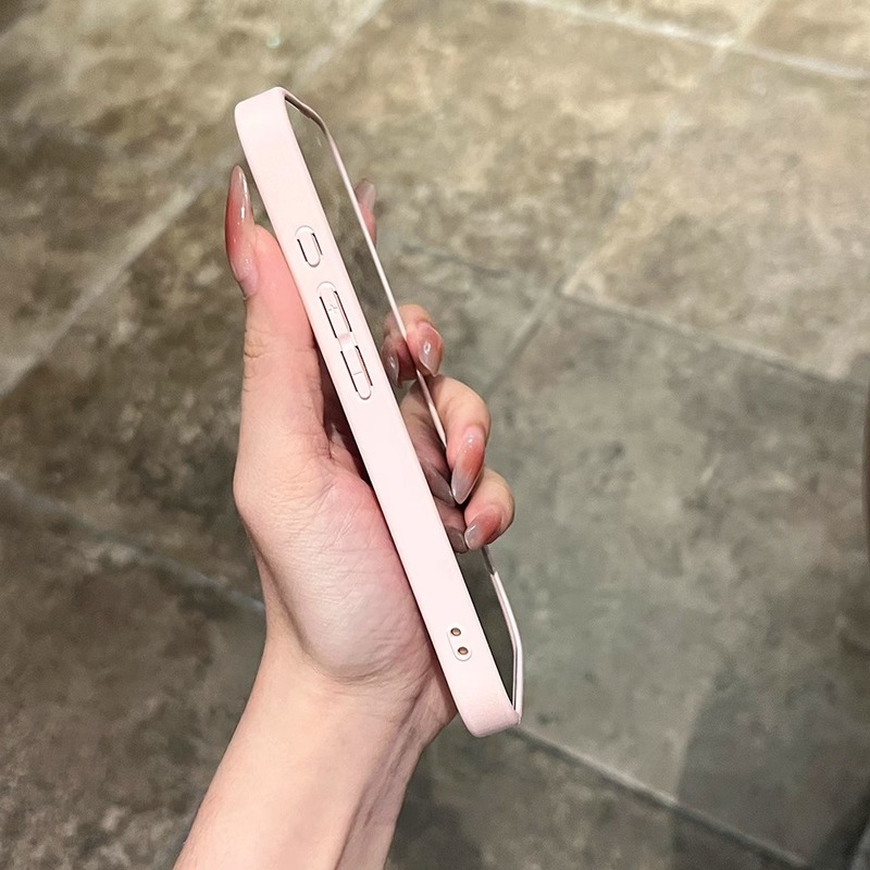 マカロンガラスケース iPhone17ProMax用 携帯電話ケース Apple15 レンズフィルム付き 14 夏 男女兼用|undefined