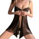 Sexy Underwear Lace Temptation Pajamas Sexy Steel Pinch Push-up Front Split Nightwear Women's Hot Uniform