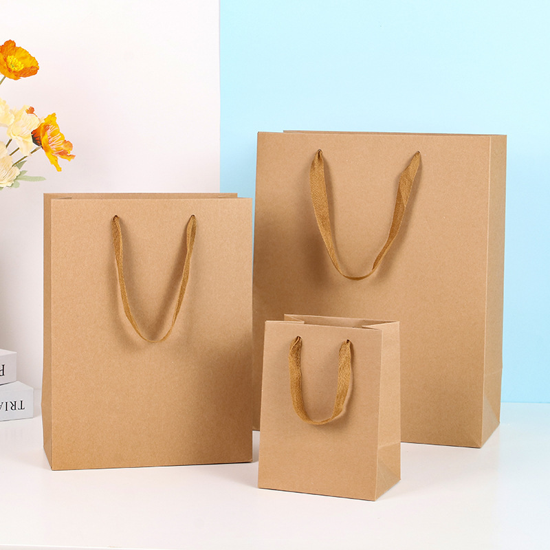 수직 가방, 크래프트 지, 소형 19.5*9*14.5