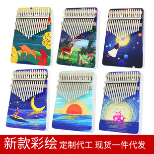 ���J������Ĵָ��17����ָ��ķָ�ٿ��ְ���ָķ��kalimba����