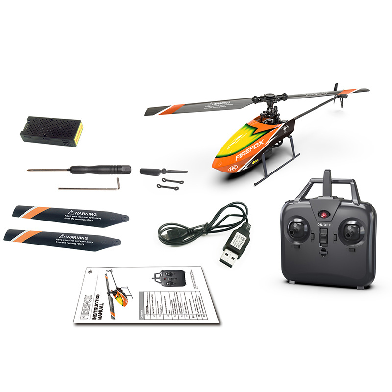 Four-way single paddle non-aileron helicopter remote control high aircraft remote control helicopter toy helicopter C129