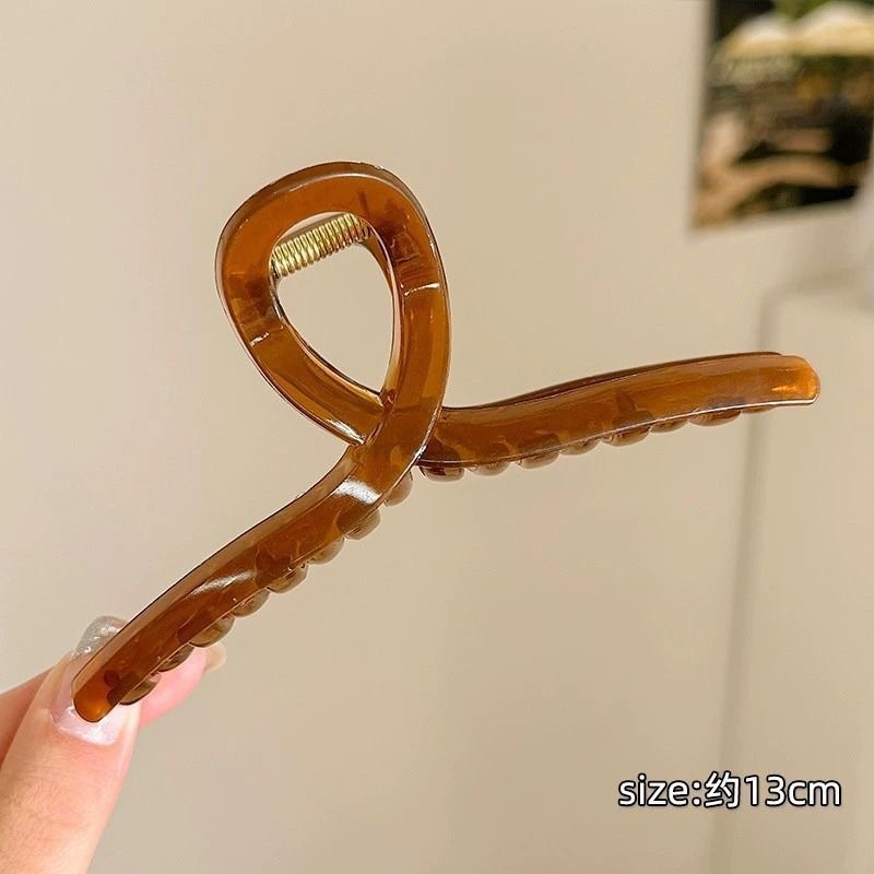 高级感精致大号抓夹夏季后脑勺盘发鲨鱼夹女生发量多头发发饰装饰|undefined