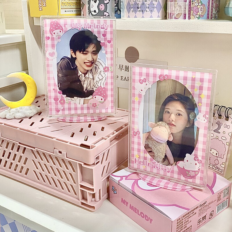 Custom Acrylic Card Photo Frame Instagram Photo Frame Detaching Music 3 Inch Photo Desktop Decoration Star