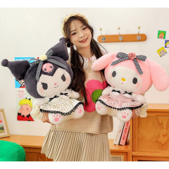 クロスボーダー新作サンリオスカートクロミぬいぐるみ美楽ティ公仔少女心プレゼントぬいぐるみ