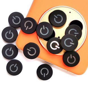 Oil-injected laser engraved silicone button transparent silicone key cap laser engraved transparent key silicone waterproof cap key cap 16MM