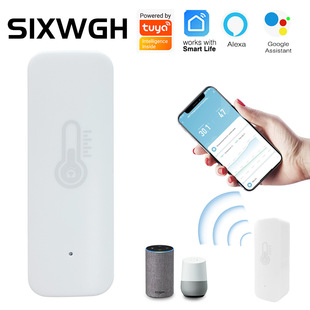 Graffiti zigbee temperature and humidity meter remote intelligent bedroom baby room high precision temperature and humidity electronic recorder