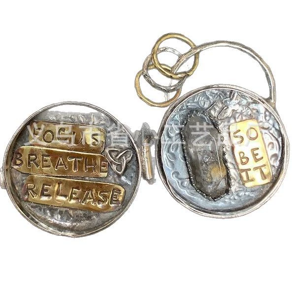 Кросс-борт новые товары Тройная луна серебряный медальон с подвеской дерева жизни ручная работа