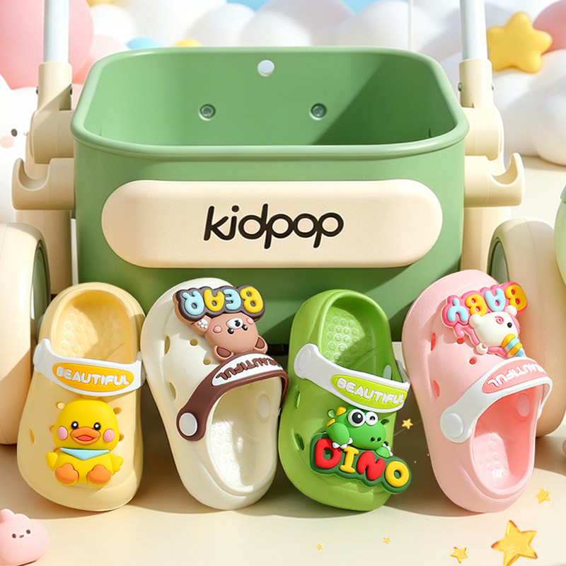 Children's summer new EVA material anti-slip cartoon cute indoor sandals for boys and girls