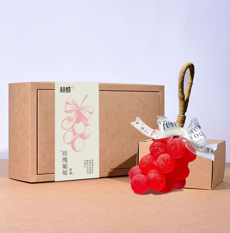 荔枝香皂仿真水果造型肥皂创意手工植物皂伴手礼送人沐浴洗手皂|undefined