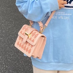 伊蓮曼女包原創小眾高級感洋氣小方包2022新款鏈條包包單肩斜挎包