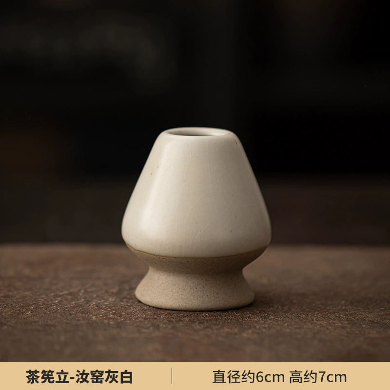 Набор чая матча (Creative Ceramics) японский стиль керамические чайные инструменты — венчик, ложка, сито нержавеющая сталь