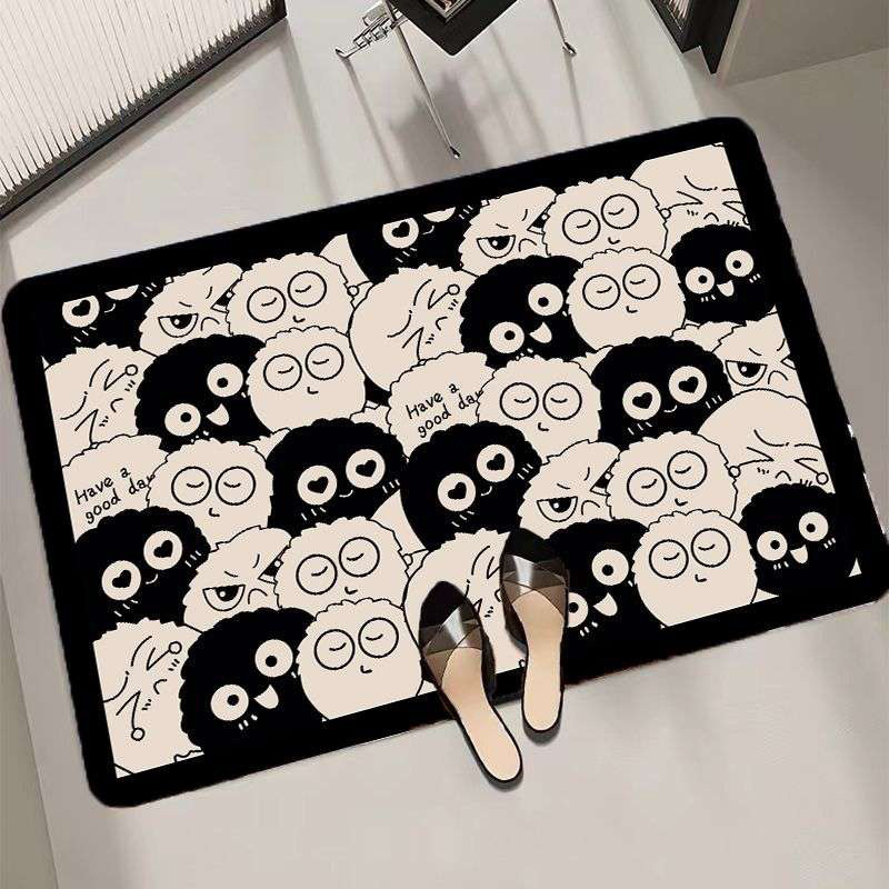 3d Illusion Bathroom Mat, Non-slip Soft Chenille Rug, Quick Dry_voghion.com