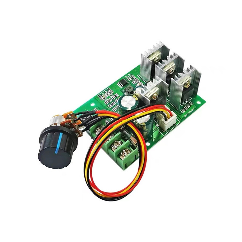 PWM直流电机调速器 DC马达驱动开关 30A 数显 6V12V24V48V 模块