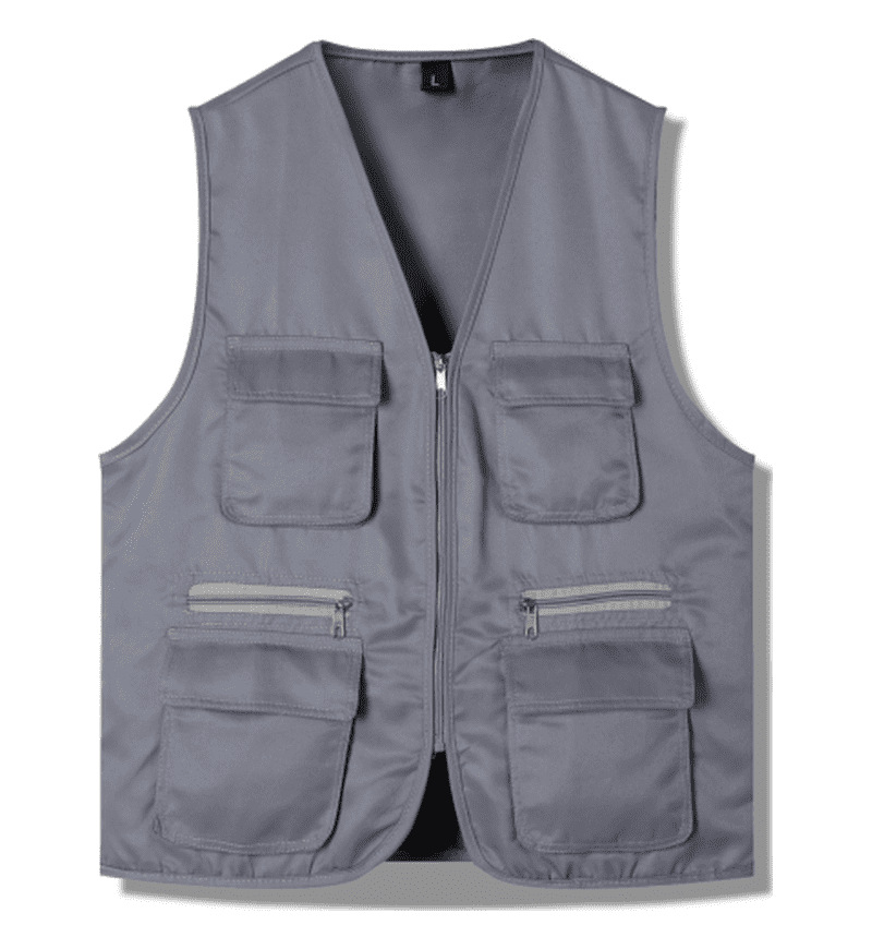 Ropa de trabajo voluntaria chaleco impresa tridimensional grupo de construcción voluntario chaleco voluntario publicidad de bienestar público bolsillo
