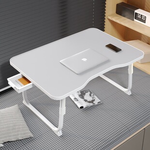 Bed Desk Dormitory Upper Lay Small Table Foldable Mobile Lifting Computer Notebook Students Xi Lazy New North Fan