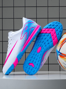 Football shoes for boys and girls, new low-top breathable football shoes, broken nails, non-slip European Cup match shoes for men and women