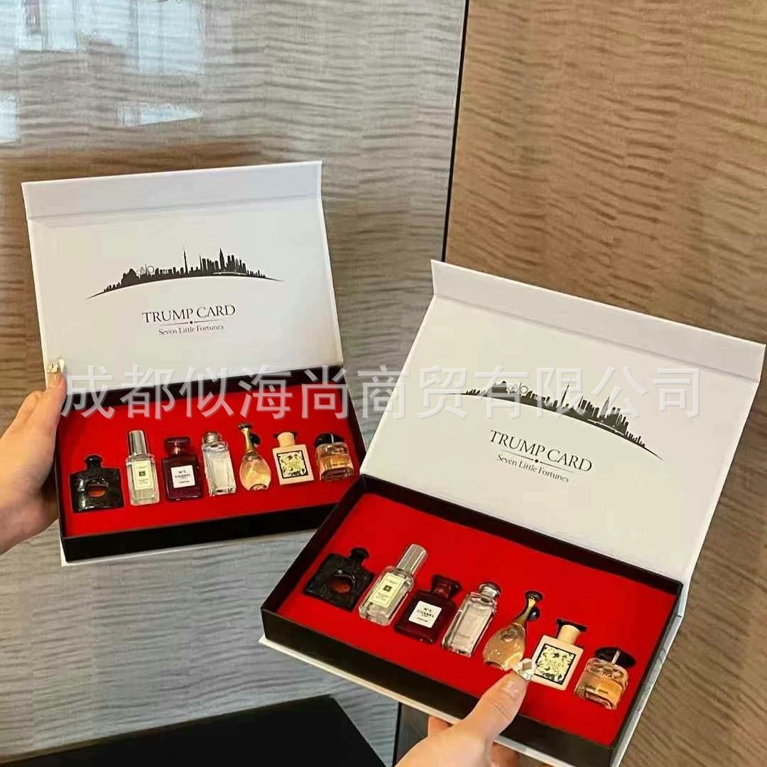 Набор пробников парфюмерии от небольшого зарубежного бренда, подарочная коробка Q-версии, подарочная упаковка для парфюмерии