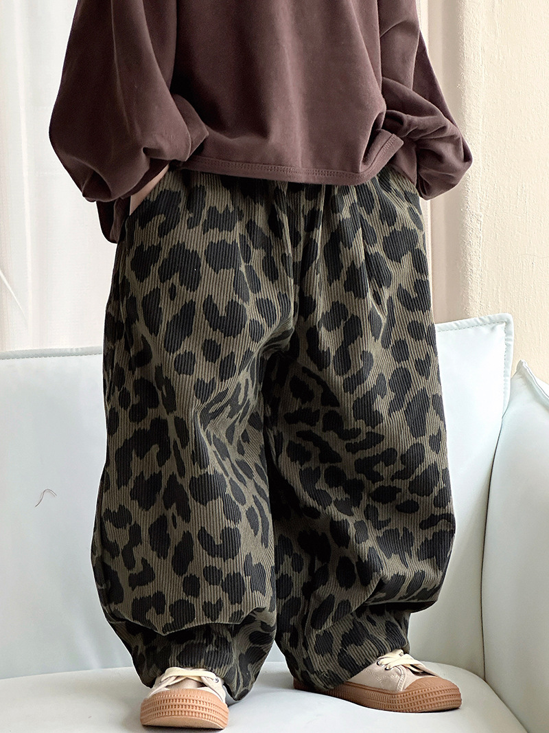 Spring children's retro trousers for boys