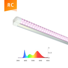 led全光谱植物灯t8植物生长灯管40w多肉上色双排红蓝光20w瓦生菜