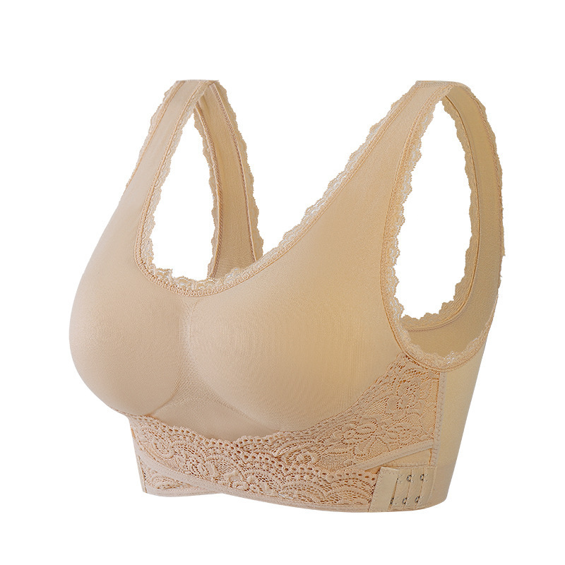 6xl frontal Cruz hebilla lateral Sujetador deportivo inalámbrico ajustable push up yoga running LACE Edge soporte de pecho chaleco image 7