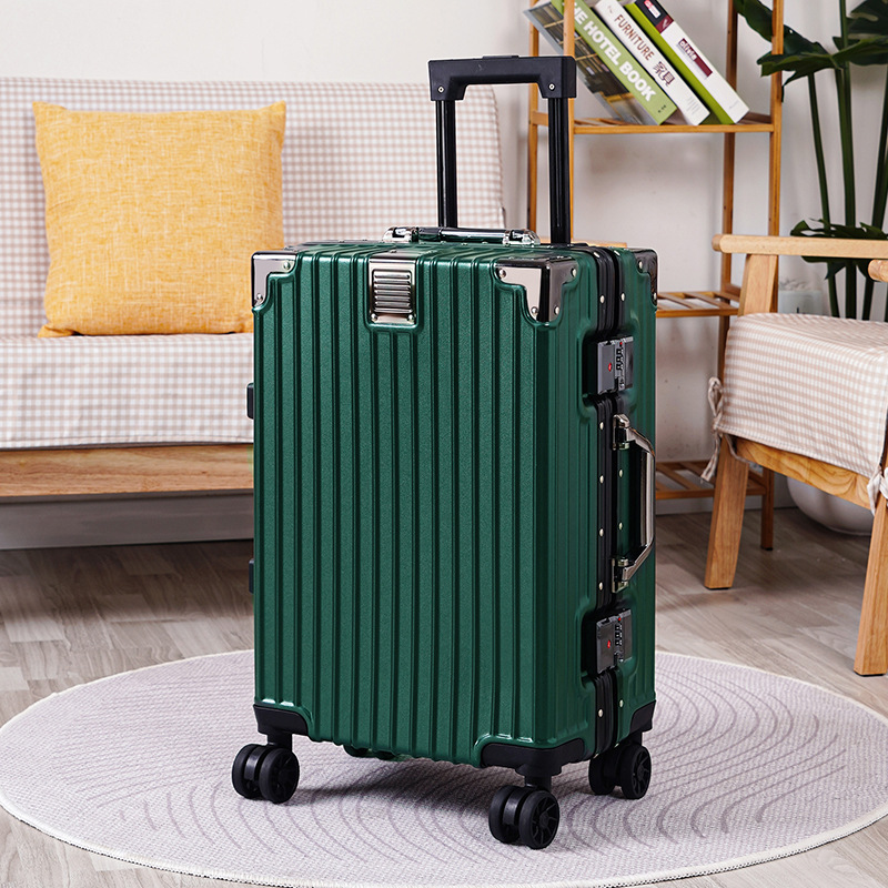 Japón y Corea del Sur de 20 pulgadas caja de cifrado de mujer cajas de tracción de gran capacidad maleta de embarque de negocios hombres y mujeres maletas de viaje maletas