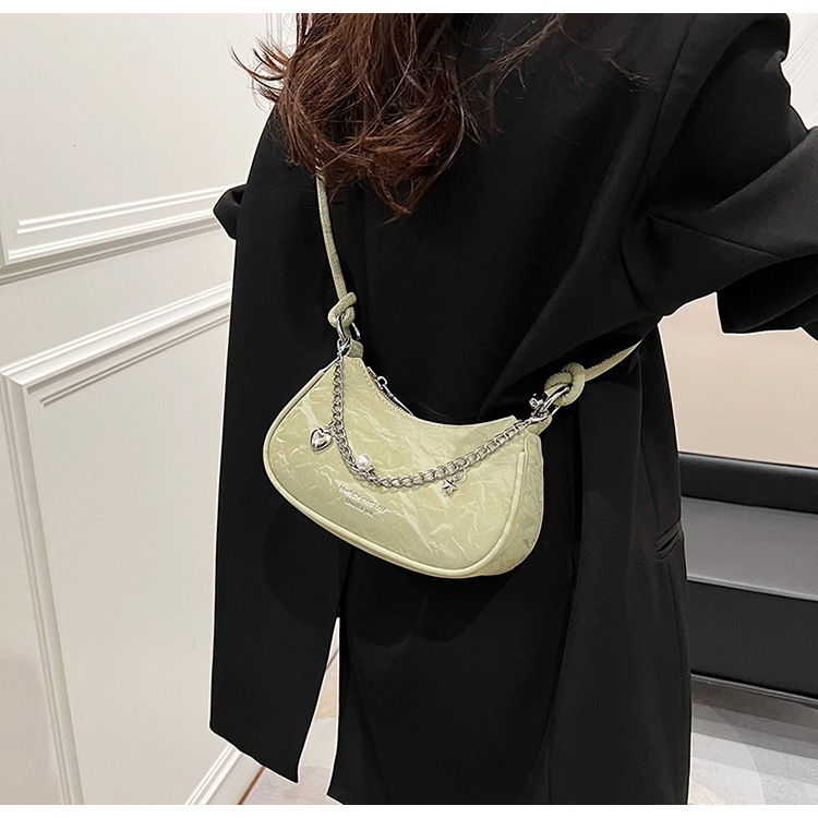 A stylish and stylish small handbag for ladies in 2025, a versatile and fashionable crossbody bag, a niche single-shoulder underarm bag for summer undefined