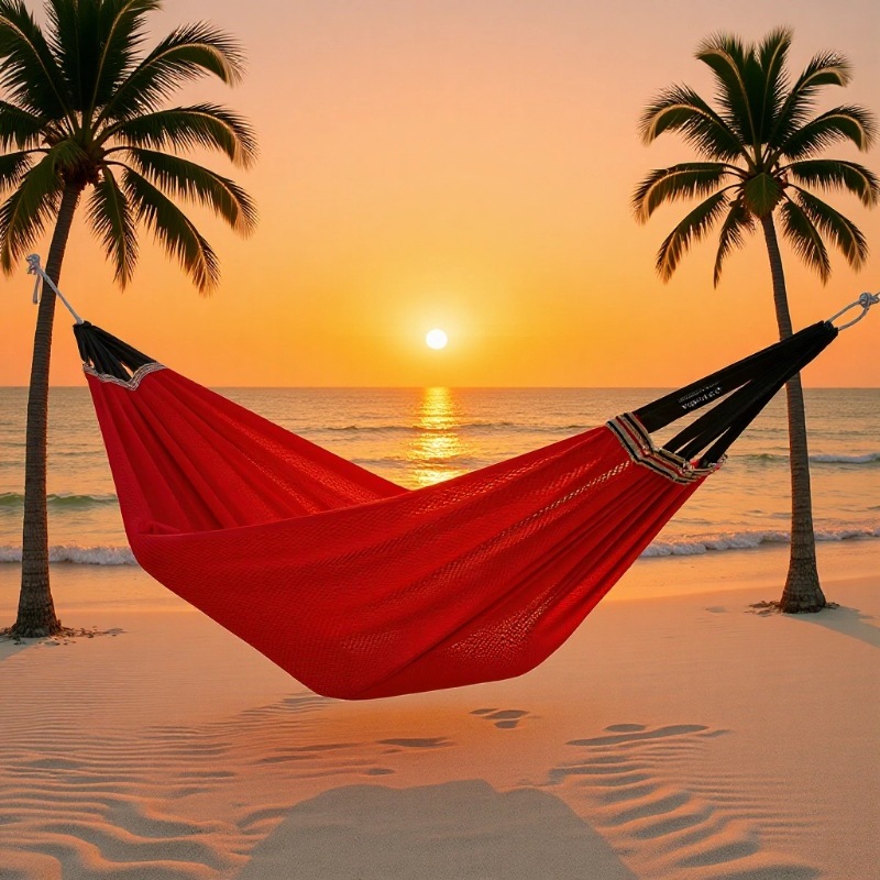 Fuhua al aire libre ultra fresco tela de hielo de malla de ojo hamaca al aire libre transpirable tela de hielo de malla pequeña hamaca de hielo de malla pequeña