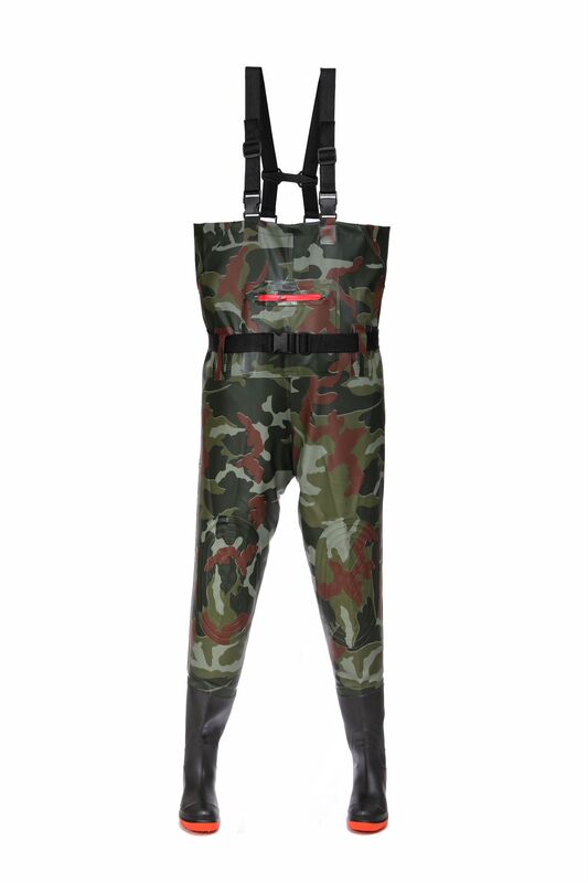 半身の下のズボンは厚くて耐摩耗性の防水の服の一体の連体の雨靴の全身の雨のズボンの渉水のズボンです。|undefined
