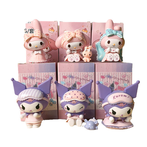 Ready in Stock Sanrio Blind Box Kurome Peripheral Pokemon Figure Gashapon Machine Toy Ruolai Ornaments
