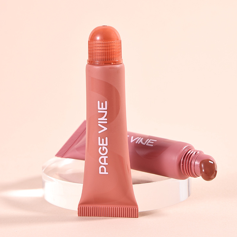 Maquillaje transfronterizo PAGE VINE marca caliente conjunto de esmalte de labios plano hidratante e hidratante belleza de comercio exterior