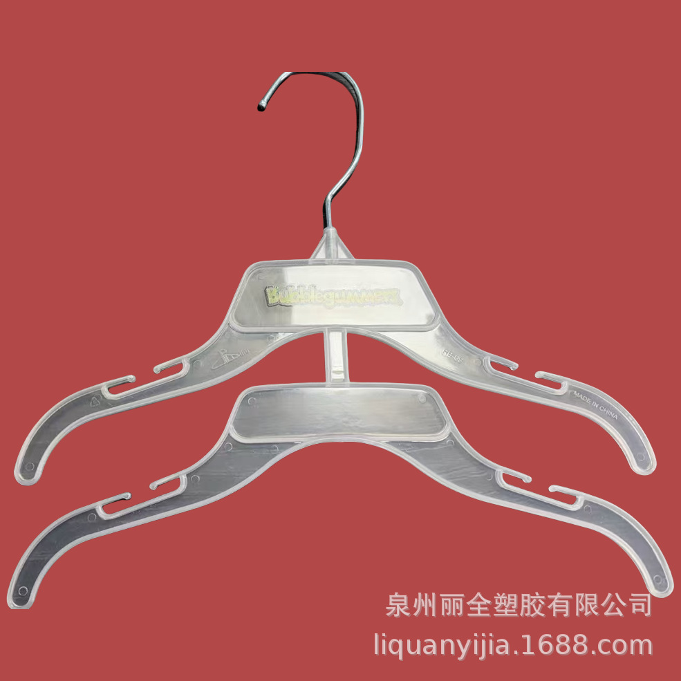 外贸服装厂衣服架收纳神器一次性女装衣架裙子衣服服装店展示衣架