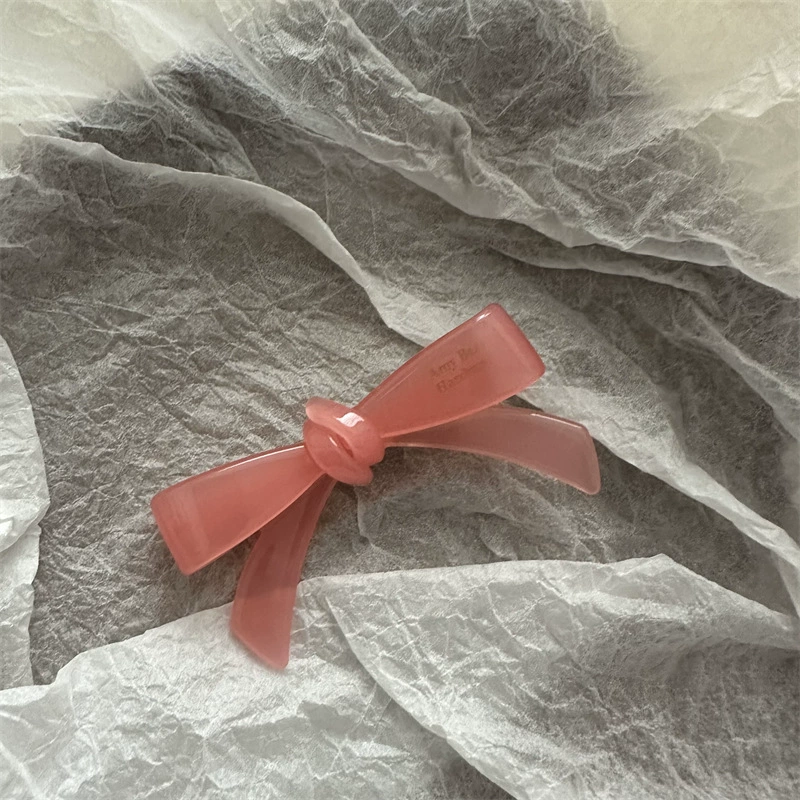 Cute hairgrip with bow, bangs, Korean style