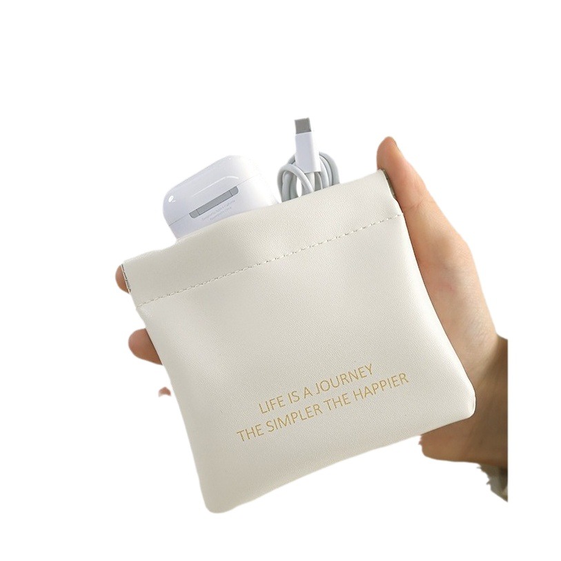 Shrapnel cosmetic bag women's storage bag high-looking waterproof jewelry storage bag multi-functional data cable wash bag