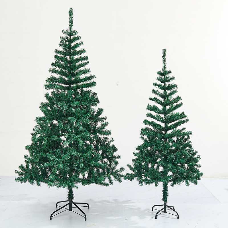 Árbol de Navidad transfronterizo mini hogar pequeño 1.5/1.8 m encriptado árbol de simulación de pvc grandes suministros de decoración de Navidad