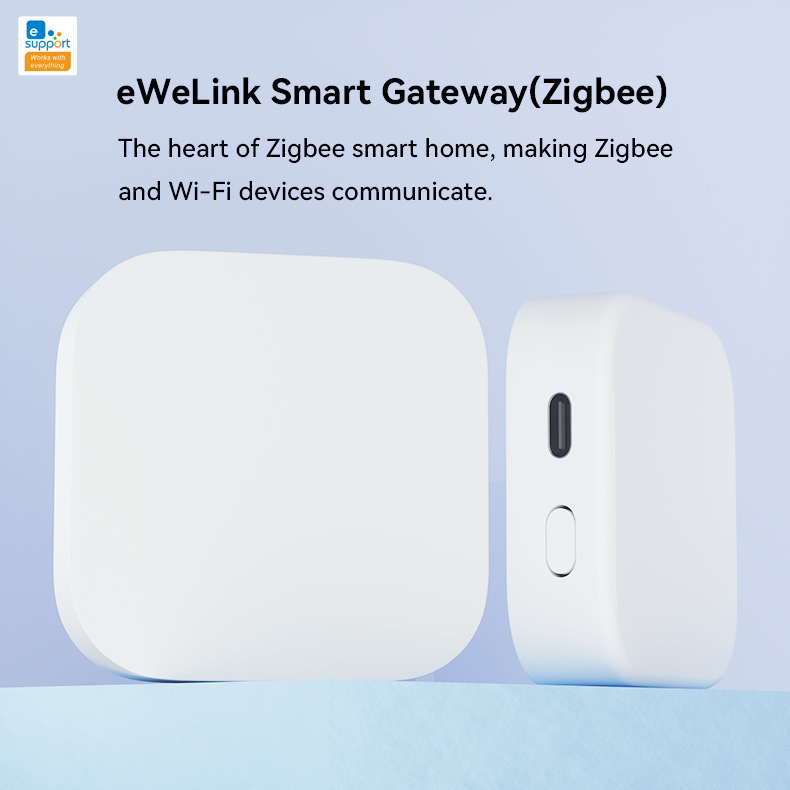 eWeLink easy micro-link Zigbee wireless gateway security door and window magnetic temperature and humidity PIR security sensor suit