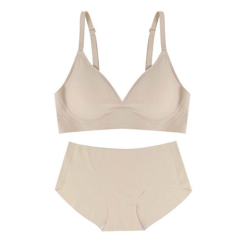 Popular Corea del Sur sin costura pecho-expansión de la ropa interior de las mujeres pequeño pecho grande empuje hacia arriba cintura adelgazamiento espalda jelly traje de sujetador