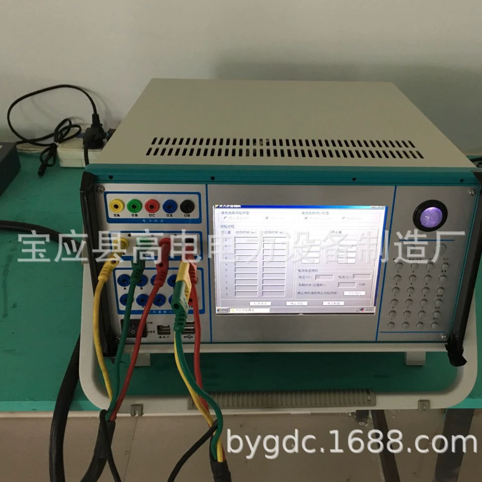 3300B Промышленный контроль микрокомпьютера релейной защиты тестер четырехходовой напряжения трехфазный ток