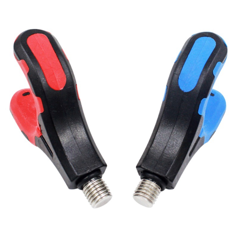 TPR recubierto de caucho pequeño soporte cabeza Cruz espejo europeo carpa pesca Biblioteca pesca de silicona soporte cabeza feide Rod tenedor accesorios fábrica al por mayor