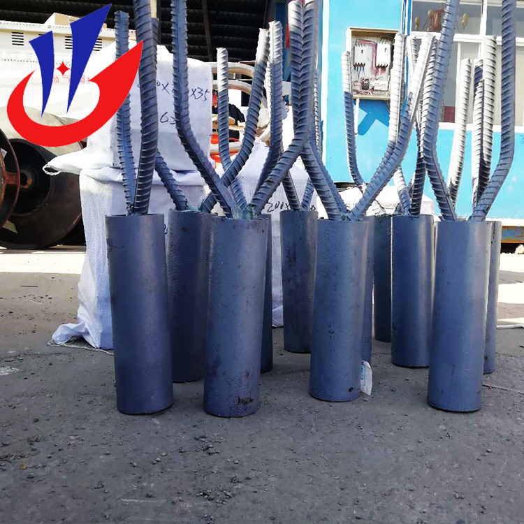 空心板桥梁支座配套减震锚栓 现货墩台拉杆钢套筒抗震锚栓