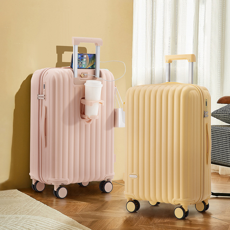 Maleta ins estudiante de alto valor multifuncional de 24 pulgadas maleta trolley femenina pequeña, fresca y duradera caja de contraseña de viaje hombre