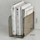 Transparent black bookshelf