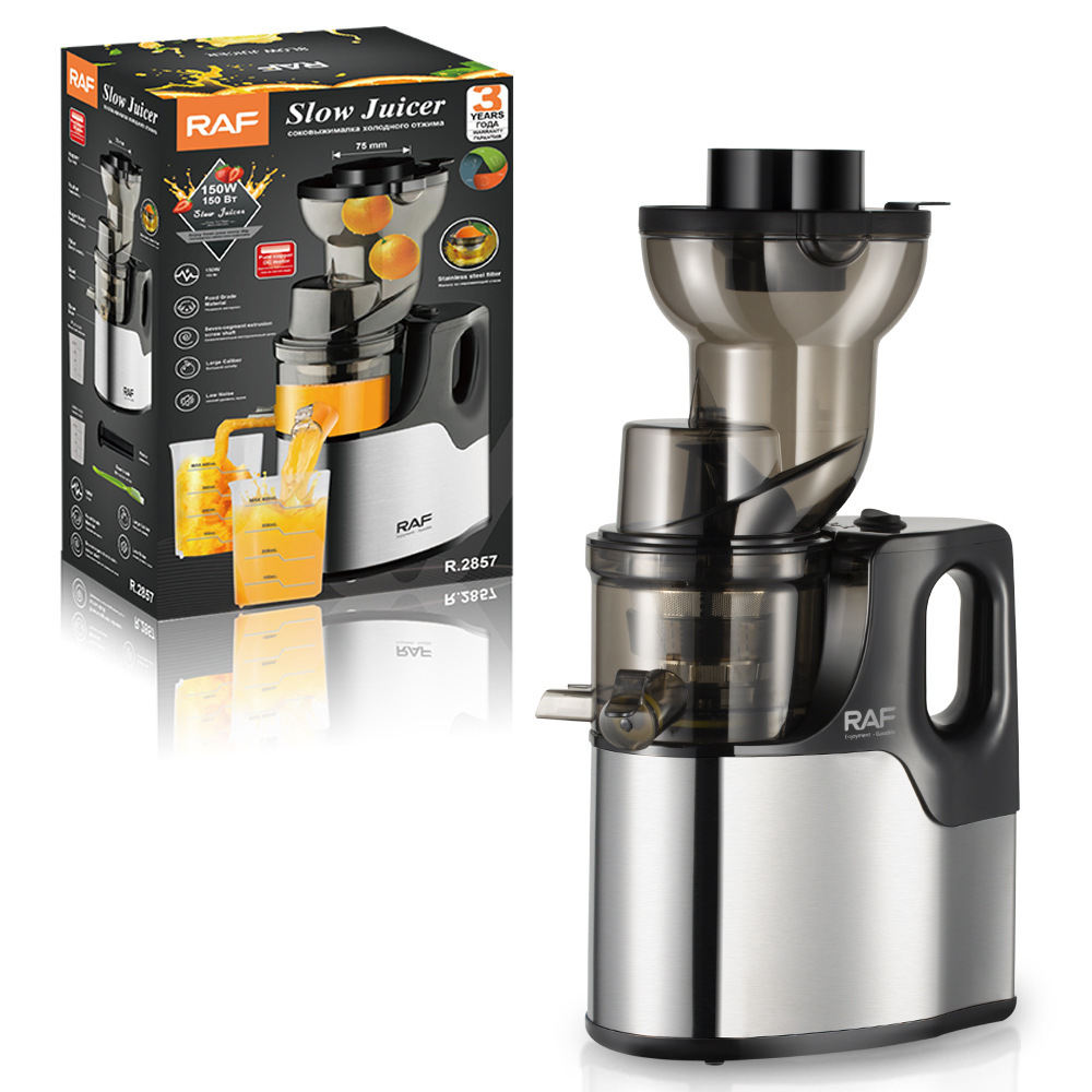 Exprimidor de jugo eléctrico de acero inoxidable transfronterizo estándar europeo motor multifuncional de gran capacidad mezclador de jugo crude varilla de cocina image 15