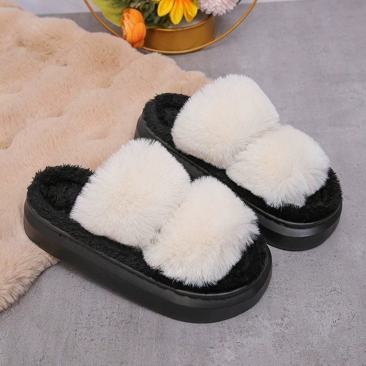 Сетка красная шерстяная тапочки женский 2024 новый осенний взрыв