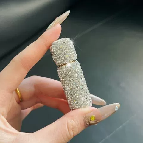 Трансграничная внешняя торговля фабрика прямых продаж бриллиантовый духи бутылка разливочная маленькая пустая бутылка для путешествий портативный шариковый флакон для духов