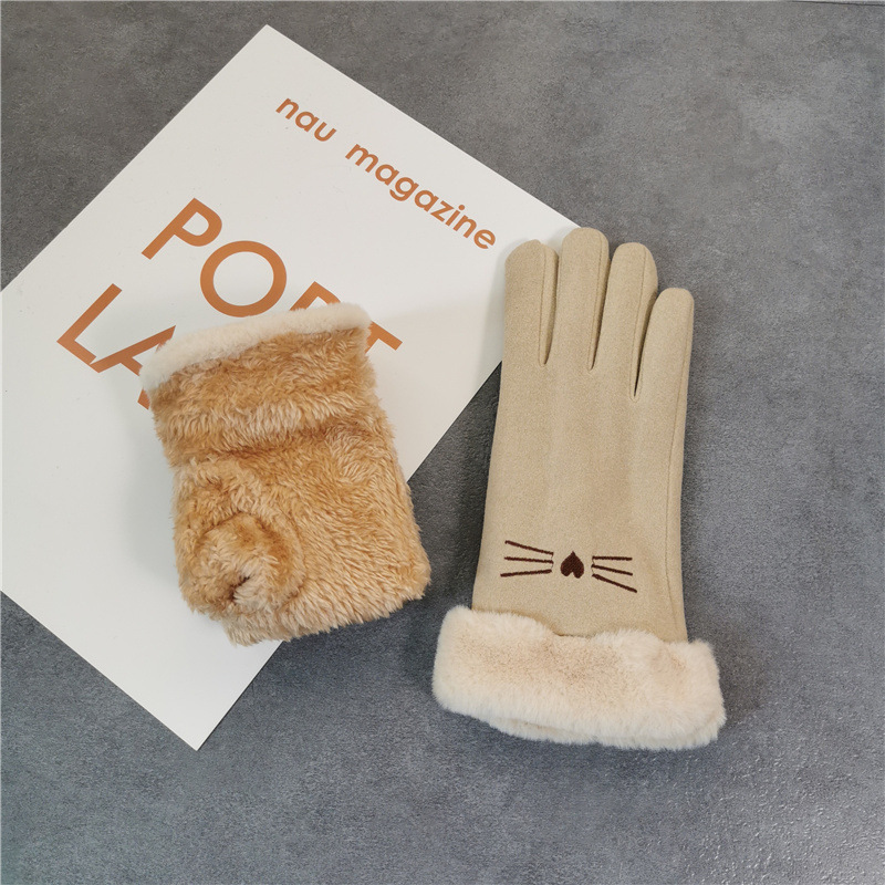 Women's Basic Simple Style Solid Color Gloves 1 Set display picture 3