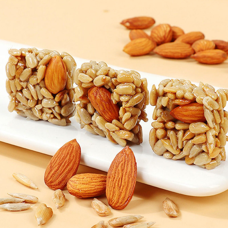 Whole box wholesale casual internet celebrity snacks individually packaged dormitory drama relieving greedy crisp almond melon seeds crisp