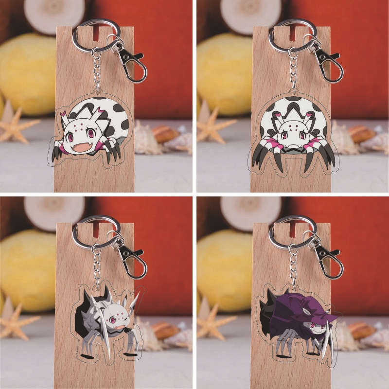 I Am a Spider, the Thing about Being Reincarnated as a Spider, Acrylic Keychain Pendant, Anime Peripherals, Same Style and Cute